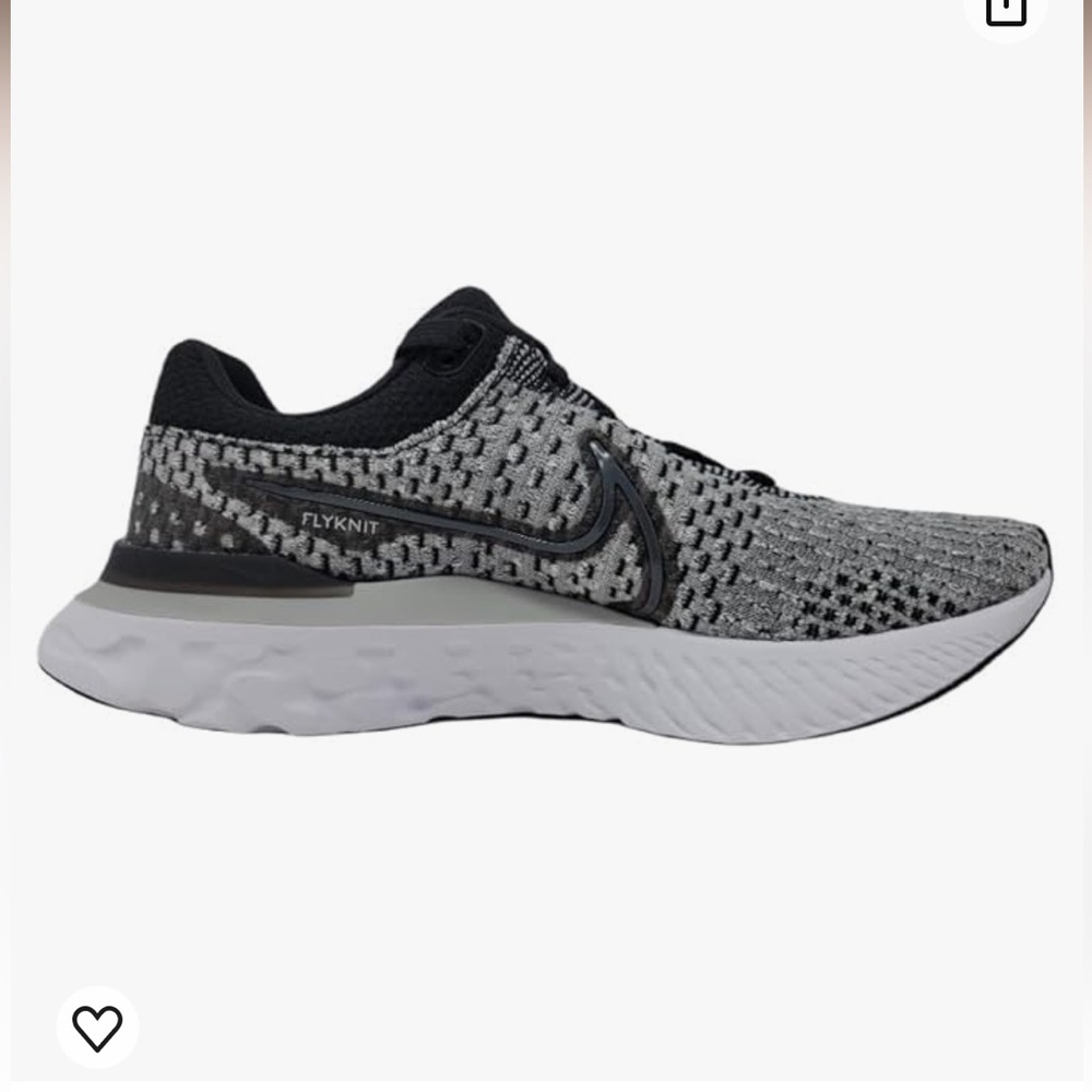 Nike Infinity React Flyknit 3 Black Grey Fog